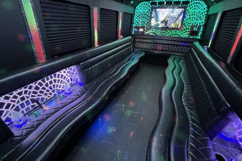 Bellevue Limo Bus Interior