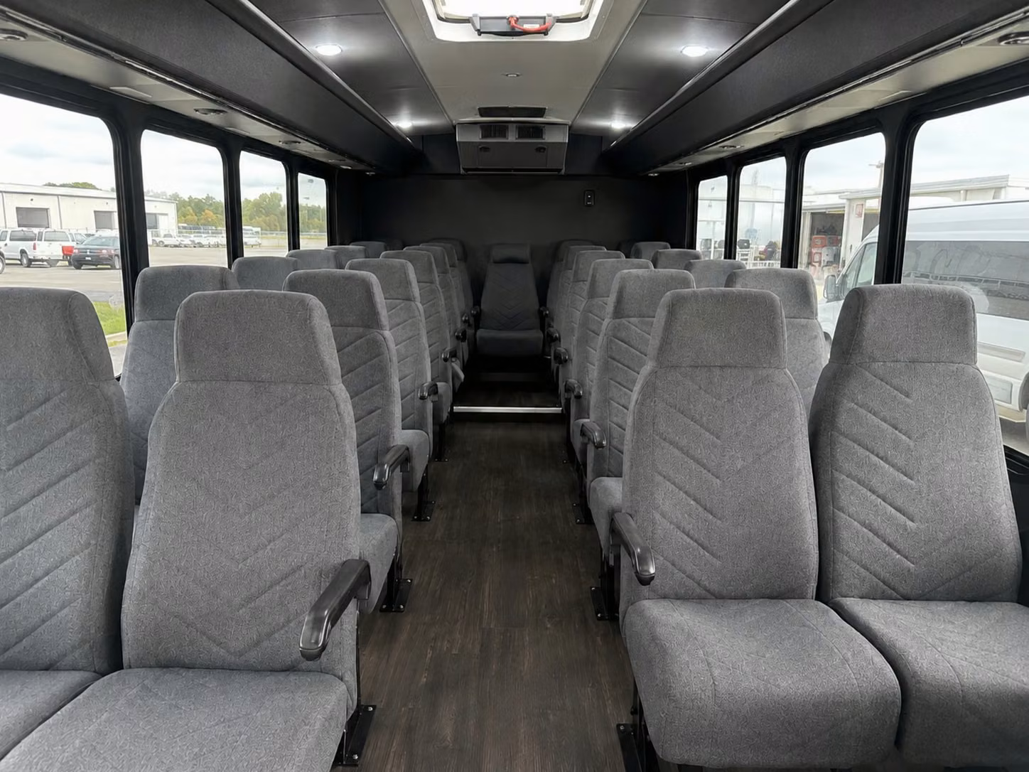 15 passenger minibus inside