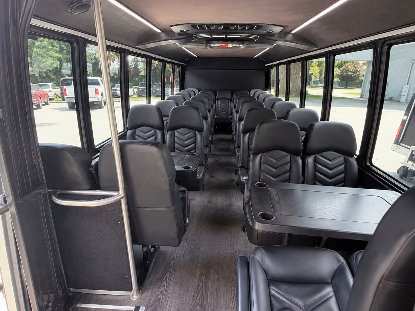 15 passenger minibus interior
