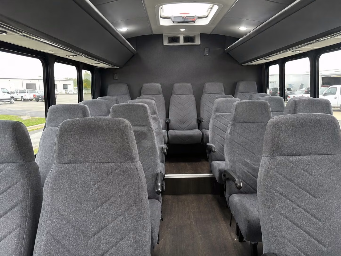20 passenger minibus inside