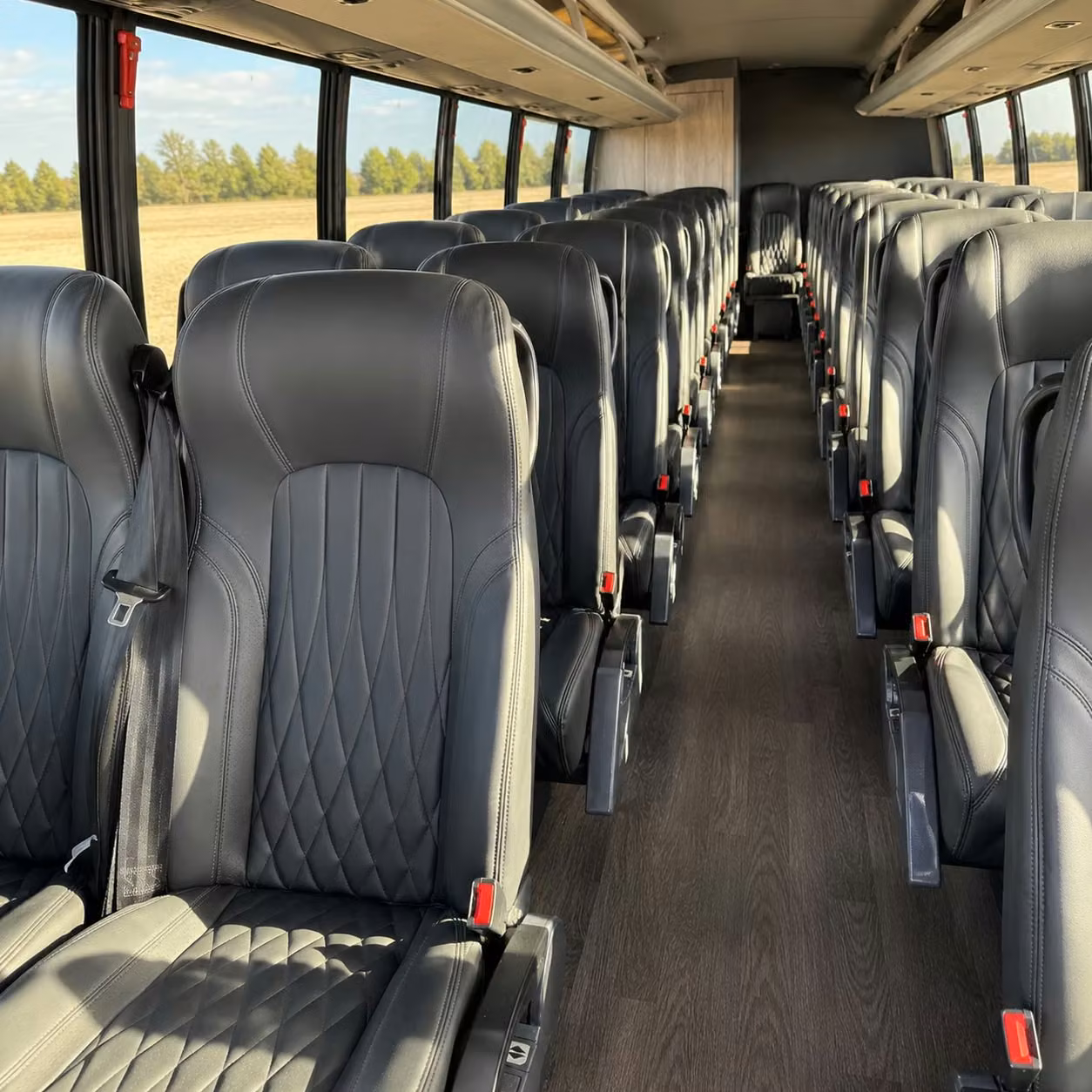 25 passenger minibus interior