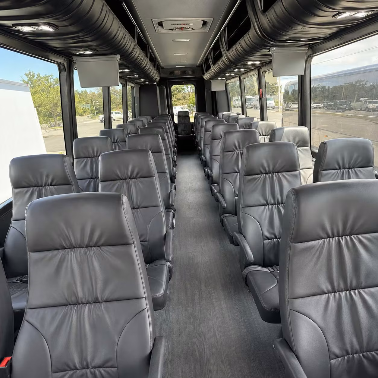 28 passenger minibus inside