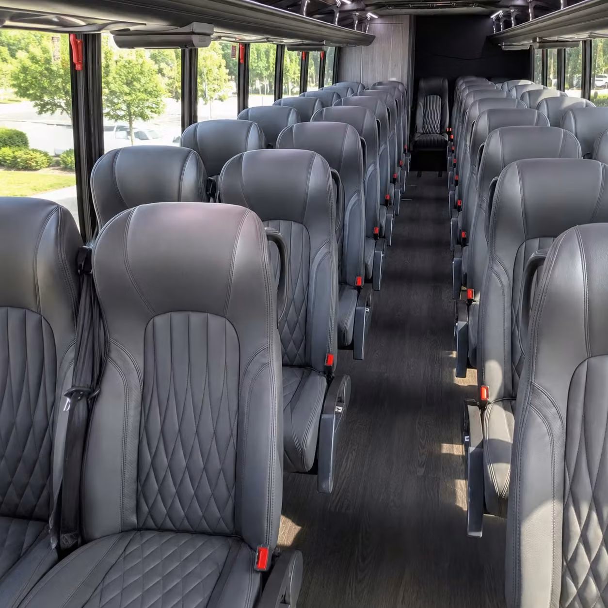28 passenger minibus interior