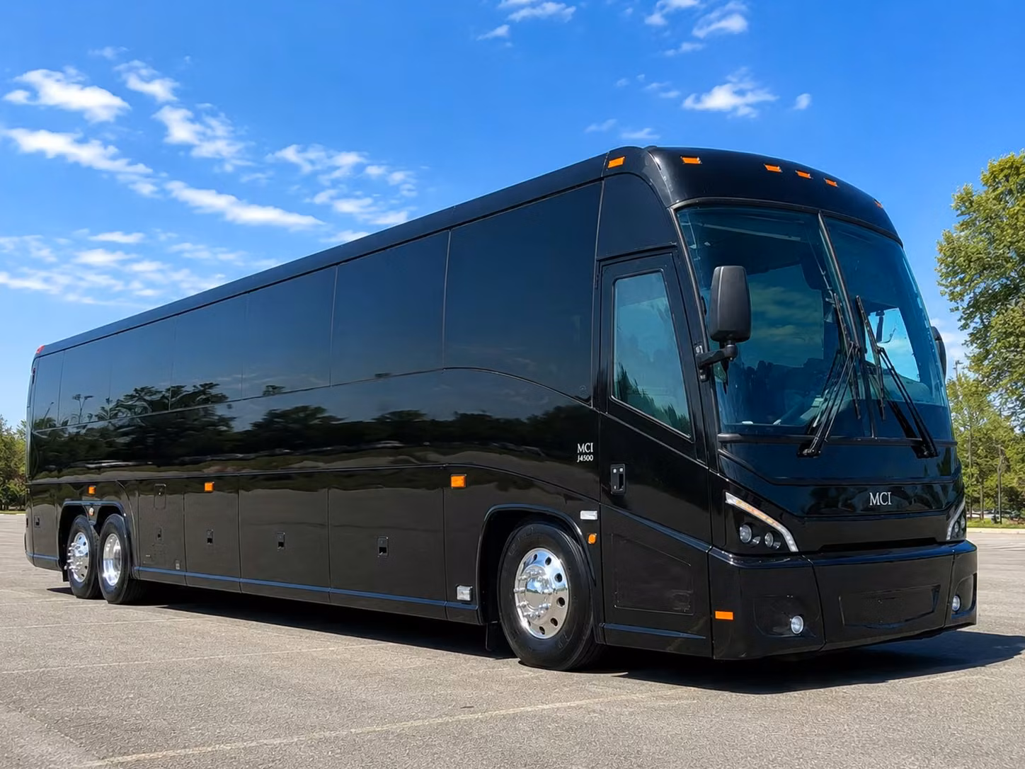 bellevue charter bus rental fleet